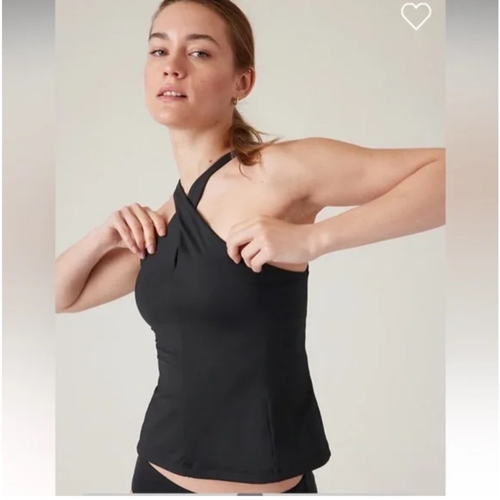 Athleta Crossed Tankini sz M NWT